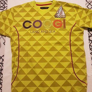 Coogi T-shirt short sleeve shirt size Large v neck land and sea